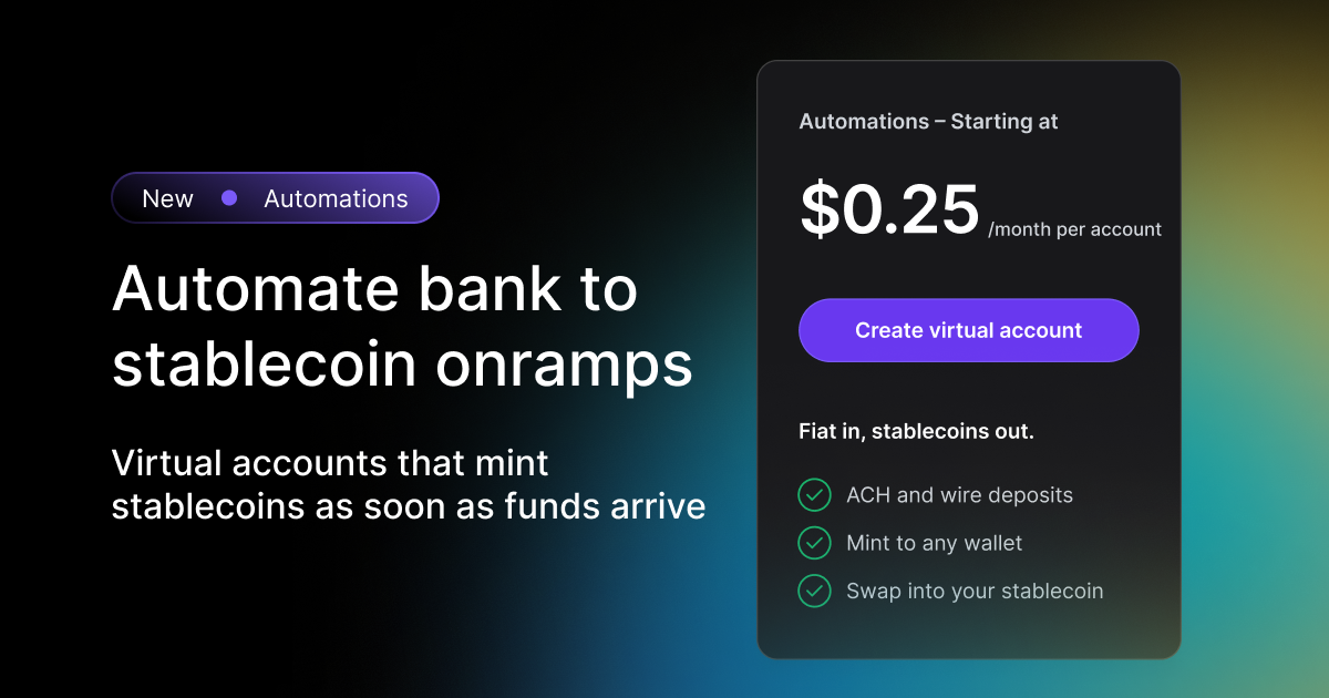 Give every customer a virtual account that mints your stablecoin automatically | Brale Blog