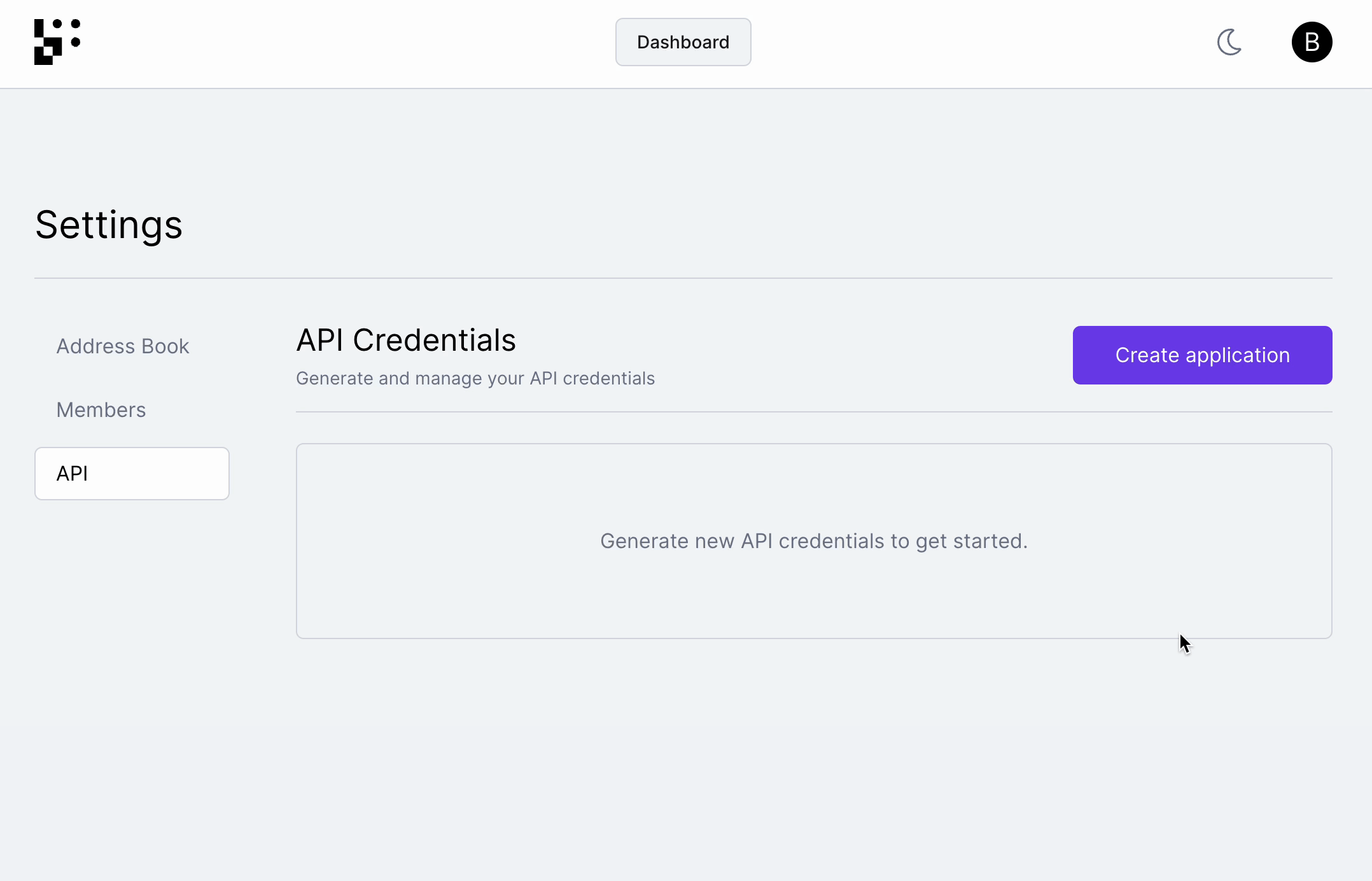 Screen recording of creating an application and API key with the Brale Stablecoin Issuance API - Brale Blog