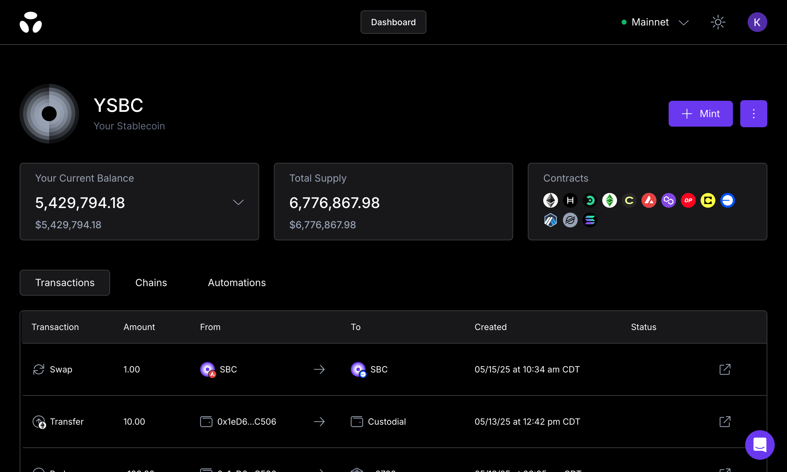 Go live UI screenshot