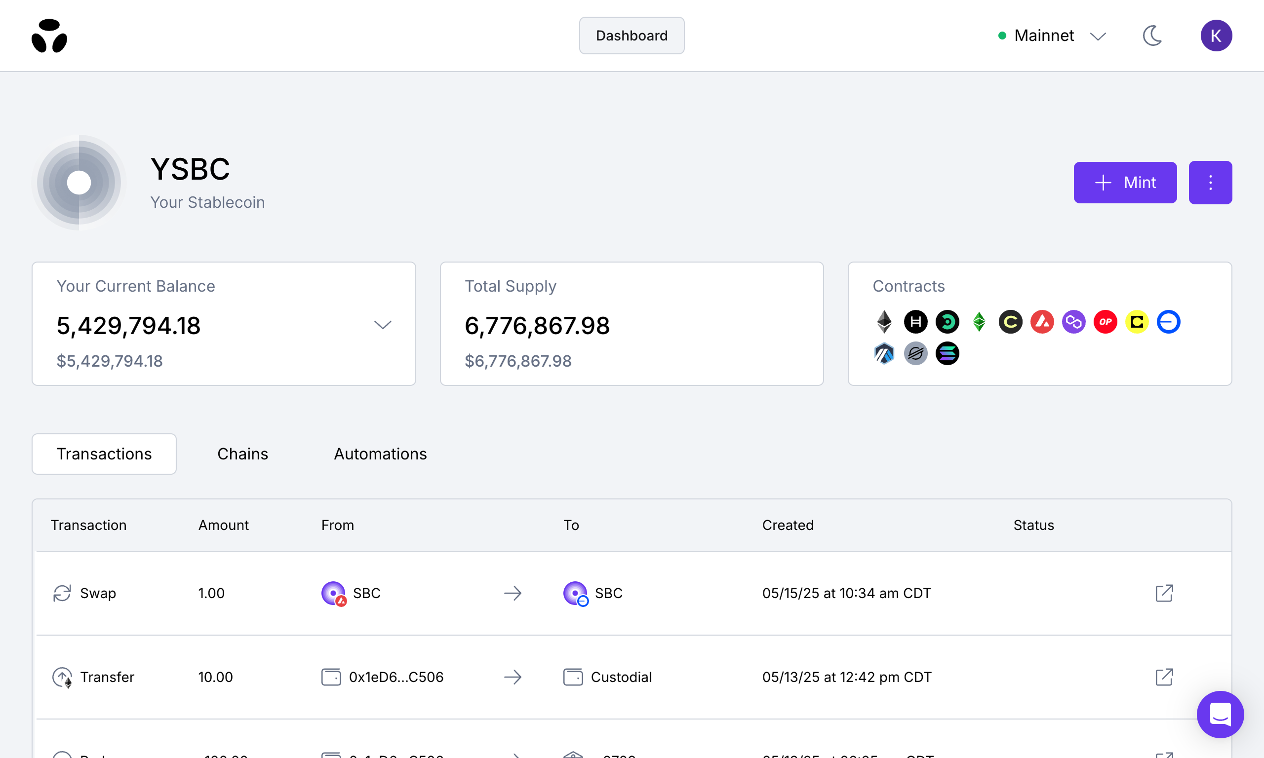 Go live UI screenshot